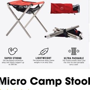 Grand Trunk Micro Camp Stool Brand New